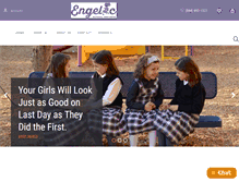 Tablet Screenshot of engelicuniforms.com